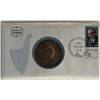 Image 1 : Israel FDC With bronze coi. 4x7 inches