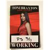 Image 1 : Toni Braxton Long As I Live Working Backstage Pass