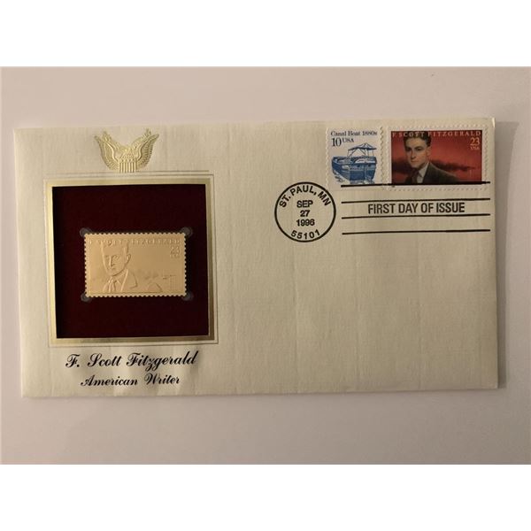 F. Scott Fitzgerald - First Day Cover - St. Paul, MN. - 1996