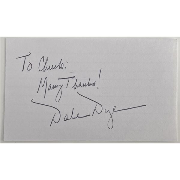 Dale Dye original signature