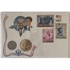 Image 2 : John F. Kennedy commemorative cover with coin