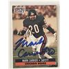 Image 1 : Chicago Bears Mark Carrier 1991 NFL #101 signed trading card