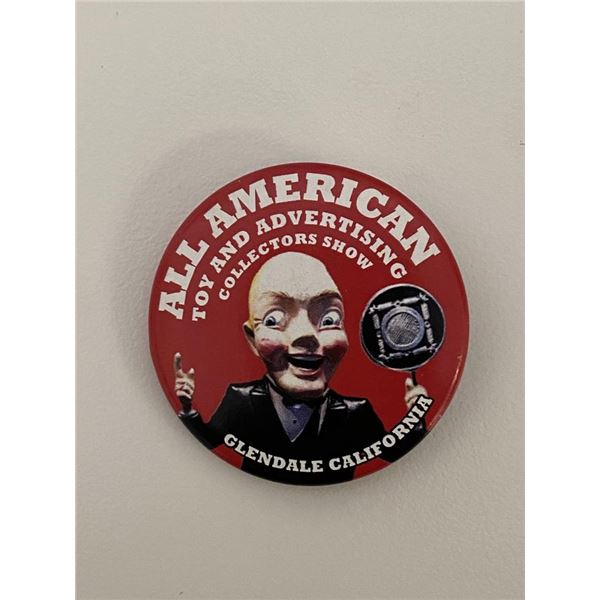 All American Toy and Advertising pin