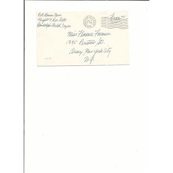 Randolph Field, Texas - Free Franked Cover - 1942