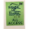 Image 1 : House of Blues Sunset Strip 1994 Backstage Pass