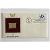 Image 1 : Love with Heartfelt Affection Gold Stamp Replica First Day Cover