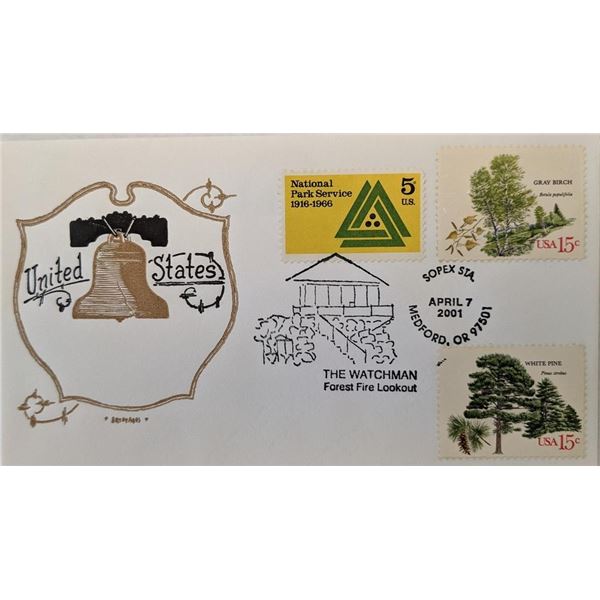 The Watchman Forest Fire Lookout First Day Cover