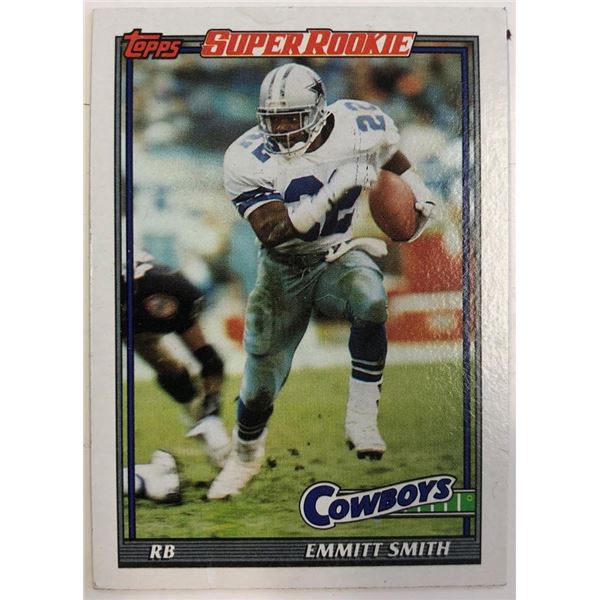 Emmit Smith Super Rookie Football Card