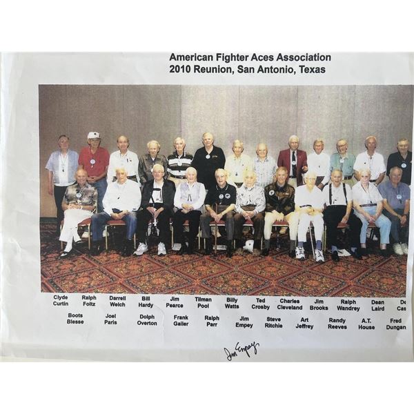 Jim Empey signed  2010 reunion photo