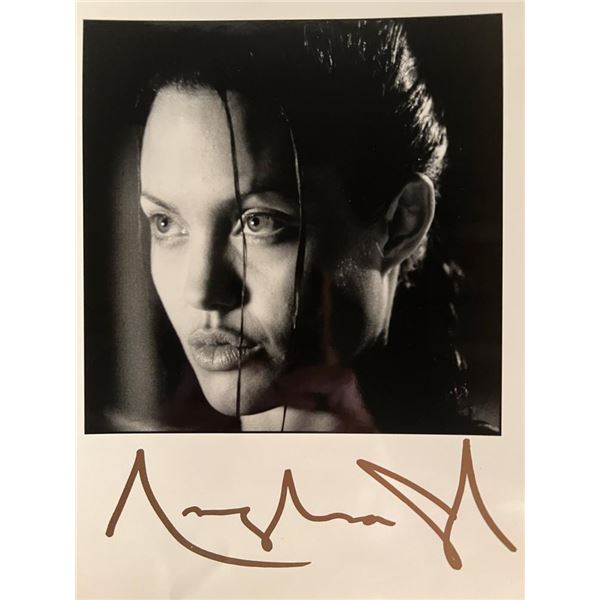 Angelina Jolie facsimile signed photo. 8x10 Inches