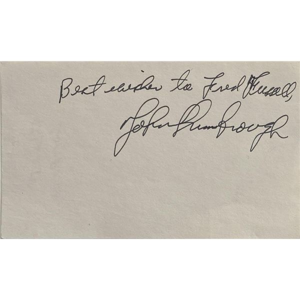 John Kimbrough original signature