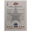 Image 1 : James Worthy Lakers NBA Hoops Basketball Card