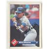 Image 1 : LA Dodgers Mitch Webster signed 1993 Donruss trading card