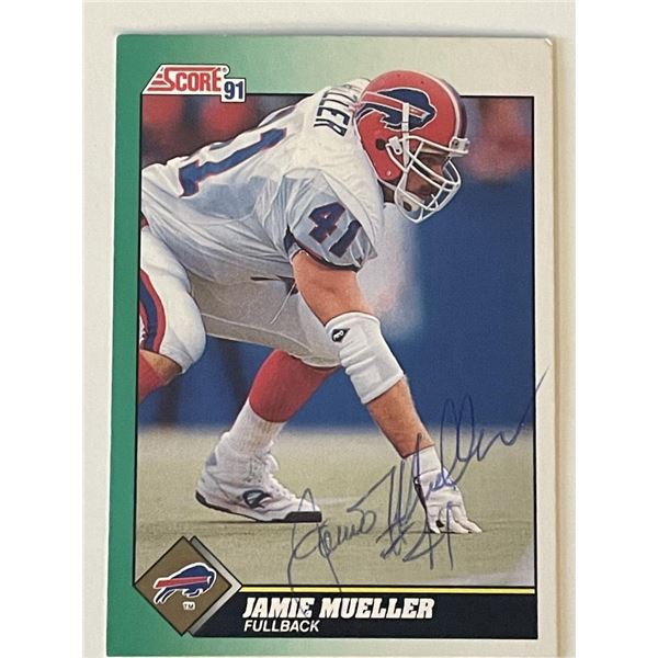 Buffalo Bulls Jamie Mueller signed 1991 Score trading card