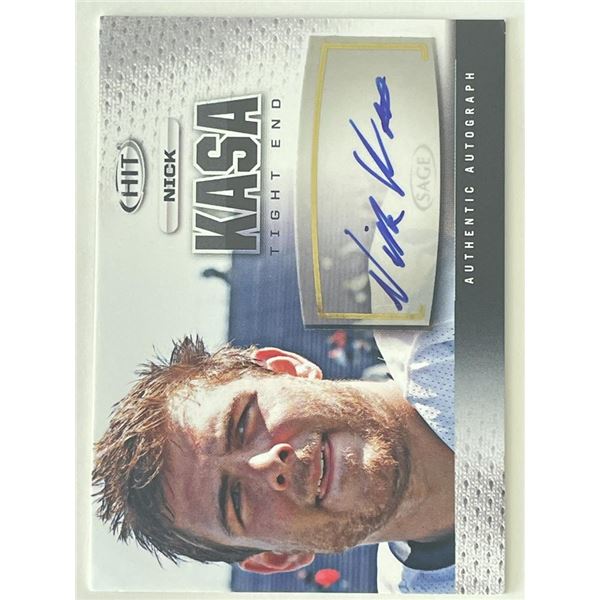 Nick Kasa signed autograph card