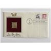 Image 1 : Luis Munoz Marin First Governor of Puerto Rico Gold Stamp Replica First Day Cover