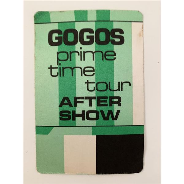 The Go-Go's Prime Time Tour After Show Pass