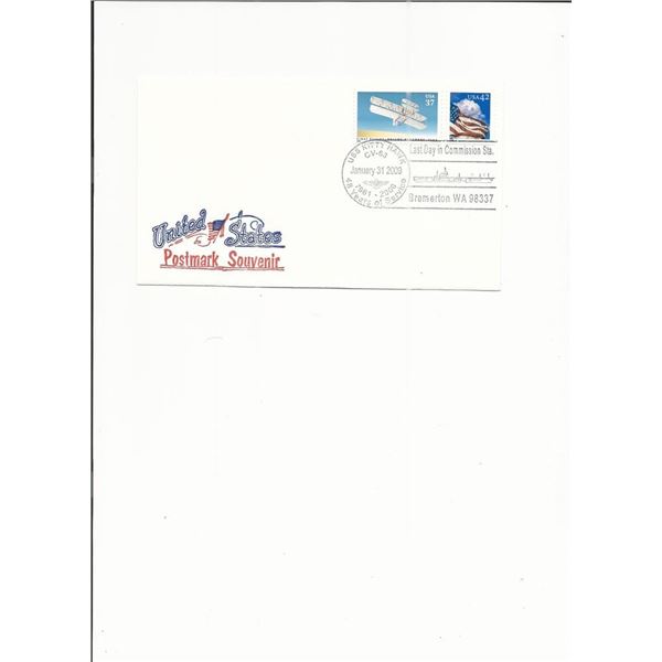 U.S.S. Kitty Hawk- 48 Years of Service - First Day Cover - Bremerton, WA - 2009