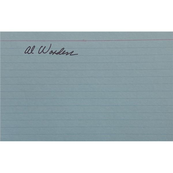 Apollo 15 Alfred Worden original signature