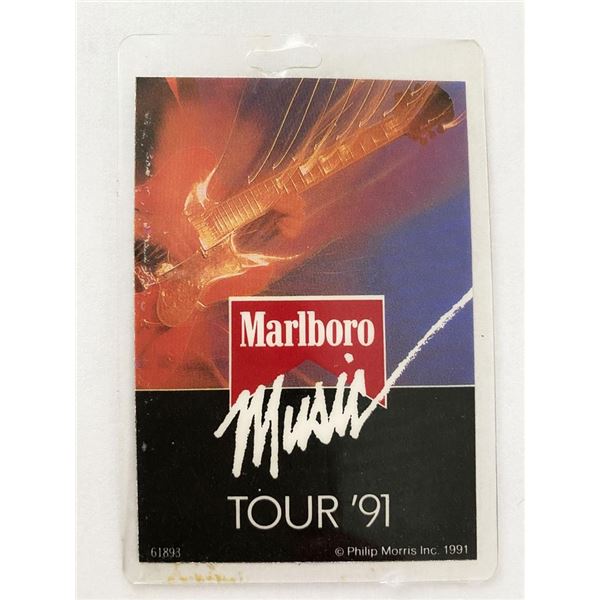 Marlboro Music '91 Tour Backstage Pass