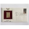 Image 1 : America Pre-Colombian Artifact Gold Stamp Replica First Day Cover