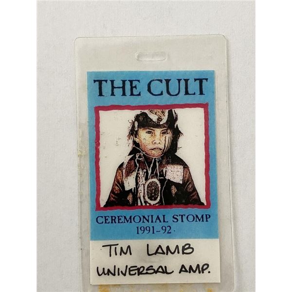 The Cult  Backstage Pass