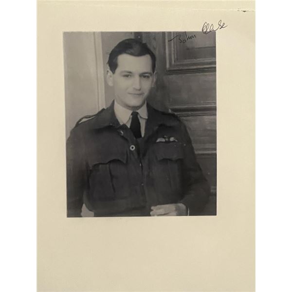 Air Commodore John Ellacombe DFC signed photo