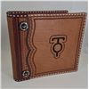 Image 1 : Hand-Tooled Leather Binder