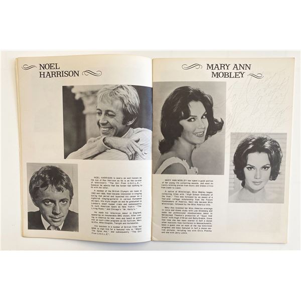 Mary Ann Mobley signed Half a Sixpence program
