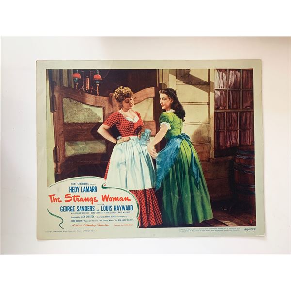 The Strange Woman original 1946 vintage lobby card