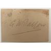 Image 1 : British Politician G.W. Balfour original signature