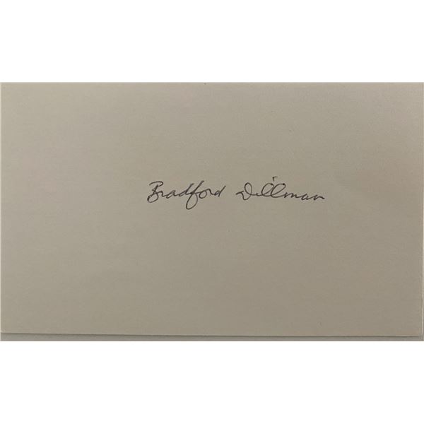 Bradford Dillman original signature