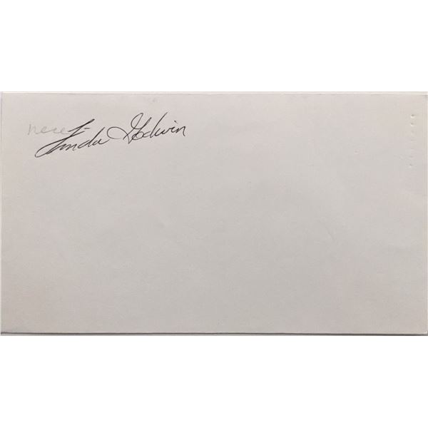 Astronaut Linda Godwin original signature