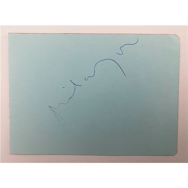 Actor Michael York original signature