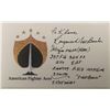 Image 1 : WWII USAF Flying Ace Major Raymond Bank Signed Note