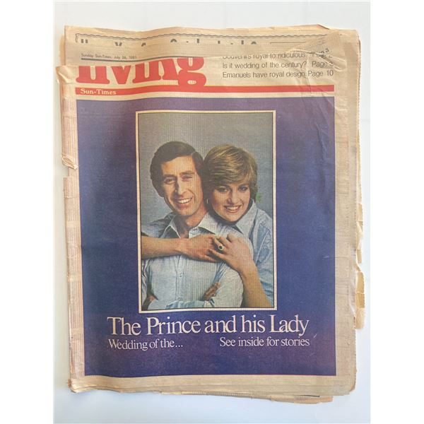 Chicago Living Sun-Times Original 1981 Vintage Newspaper