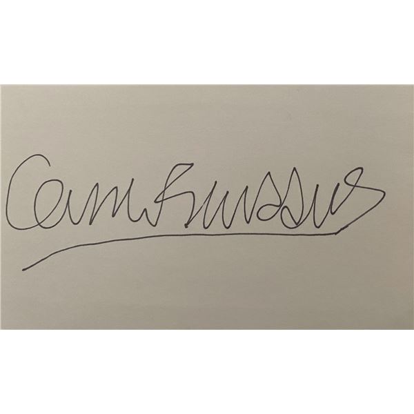 Actor Connor Widdows original signature