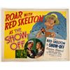 Image 1 : Roar with Red Skeleton in The Show-Off vintage movie poster