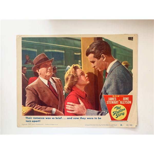 The Stratton Story original 1949 vintage lobby card