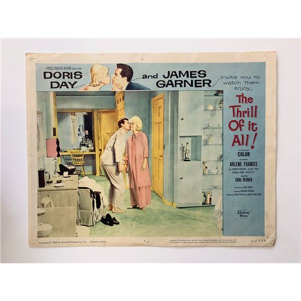 The Thrill of It All original 1963 vintage lobby card