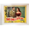 Image 1 : Take Care of My Little Girl  original 1951 vintage lobby card