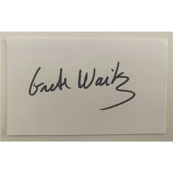 Marathon runner Grete Waitz original signature