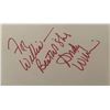 Image 1 : Andy Williams signed note