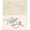 Image 2 : Lon Chaney Jr. and Turhan Bey signature cut