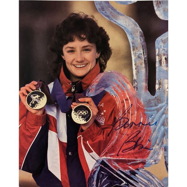 Olympic speed skater Bonnie Blair signed photo