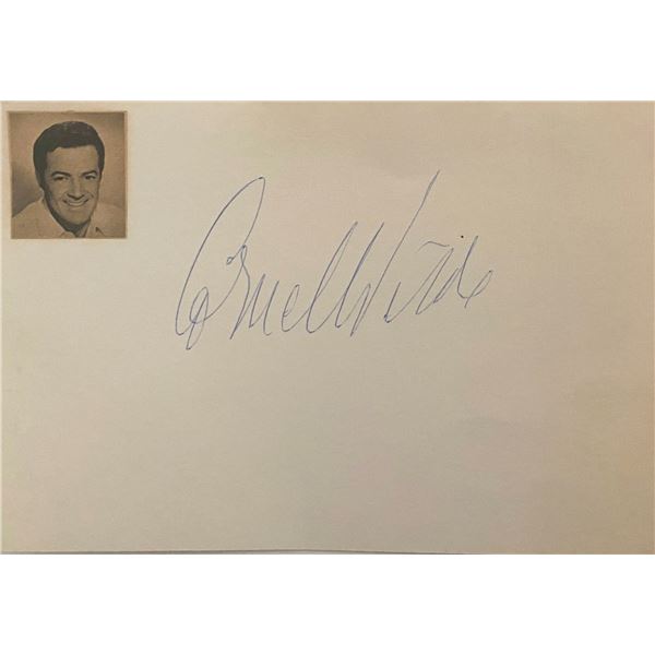 Actor Cornel Wilde original signature and photo