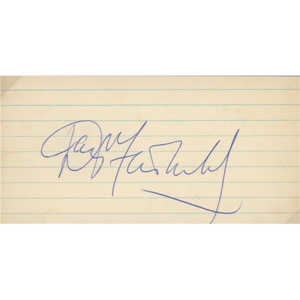 Douglas Fairbanks Jr. signature cut
