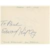 Image 1 : Edward "Kid" Ory signed note
