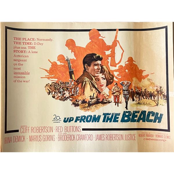 Up from the Beach 1965 vintage movie poster