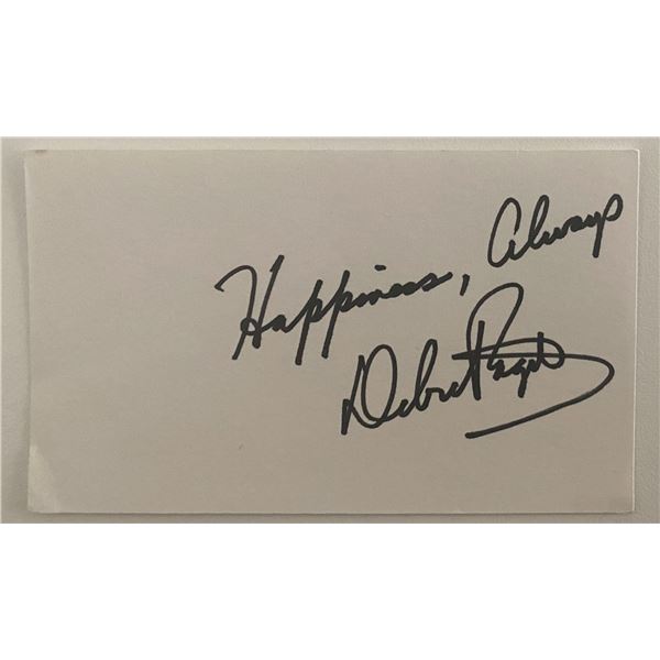 Debra Paget orignal signature